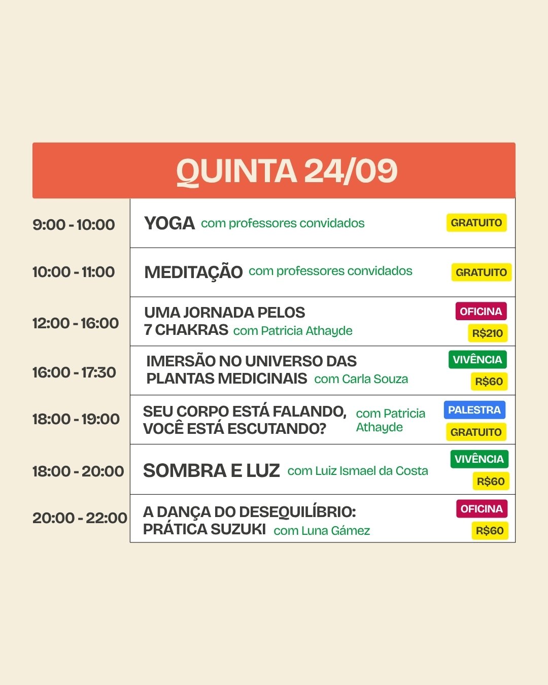 Programação Imortal Urbano
