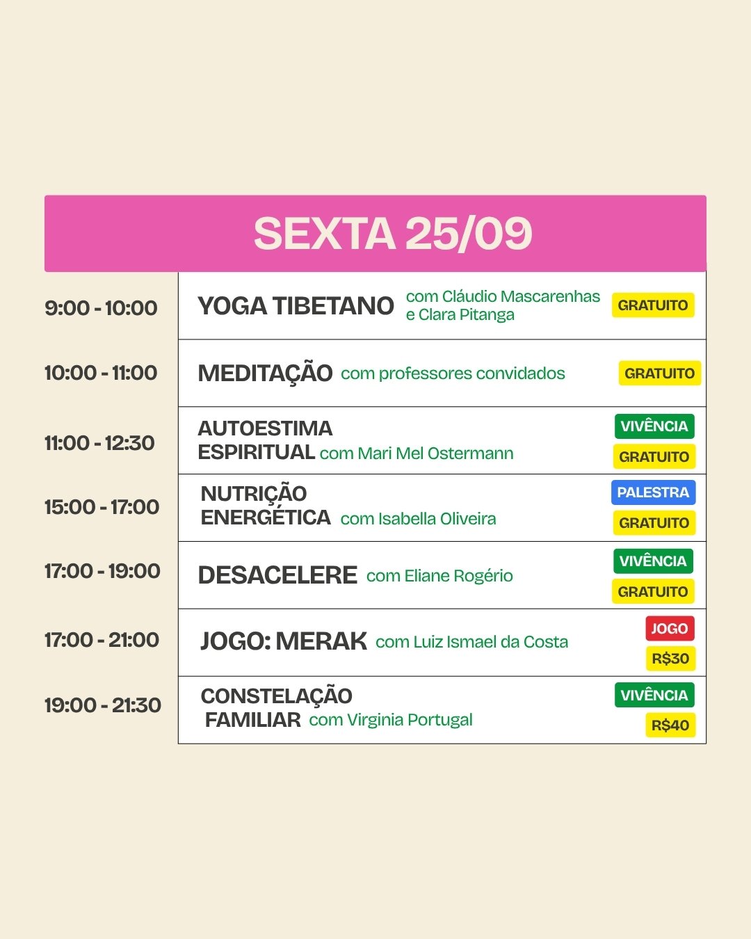 Programação Imortal Urbano